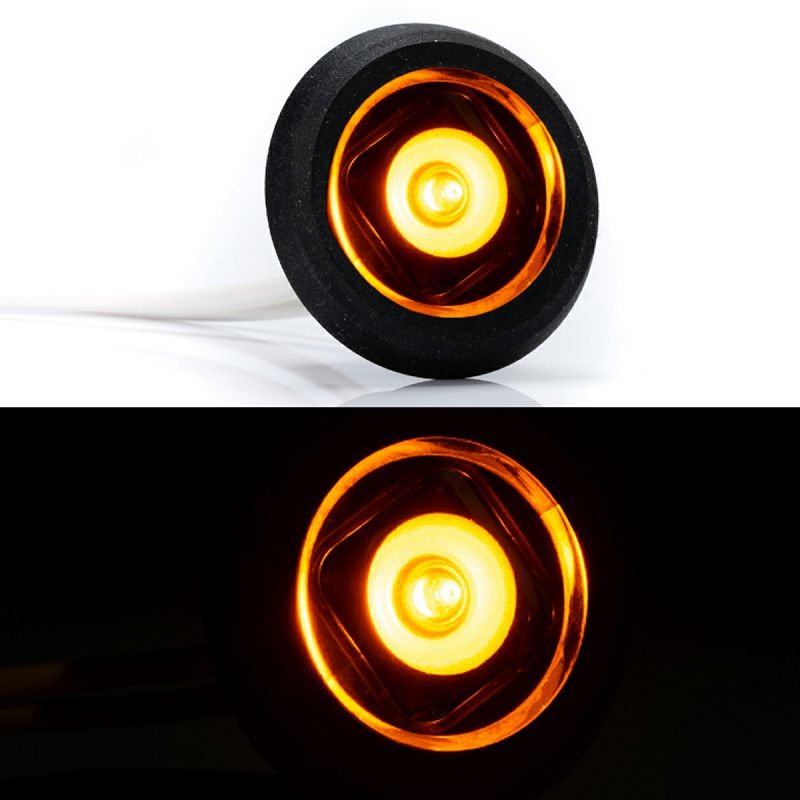 LED žibintas, GELTONAS – FT074, 12/36V