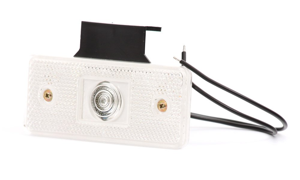 LED žibintas, baltas, su laikikliu – W17, 24/12V