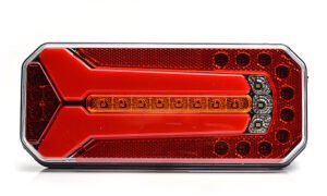 LED žibintas, W150 1115 L+R su atbuliniu, numerio apšvietimu .BP 12v/24v