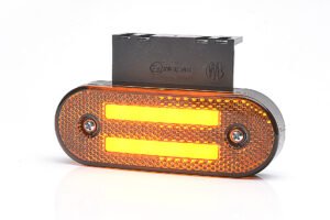 LED žibintas, geltonas, su laikikliu, gabaritas ir posūkis – W175 1222