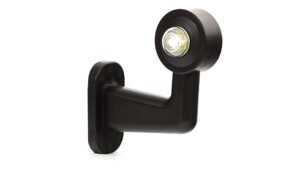 LED žibintas, vidutinis, lenktas – W21.2, 12/24V