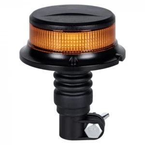 LED švyturėlis 12V/24V užmaunamas, guminis, PICO LED, (geltonas)