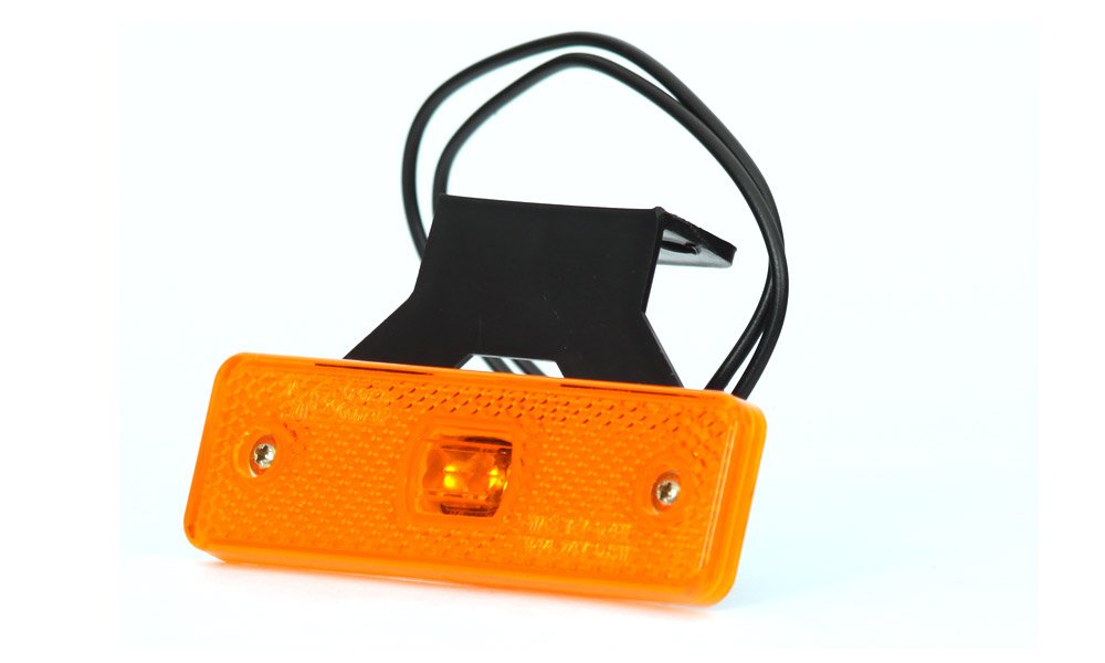 LED žibintas, geltonas – W44 217z, 12/24V