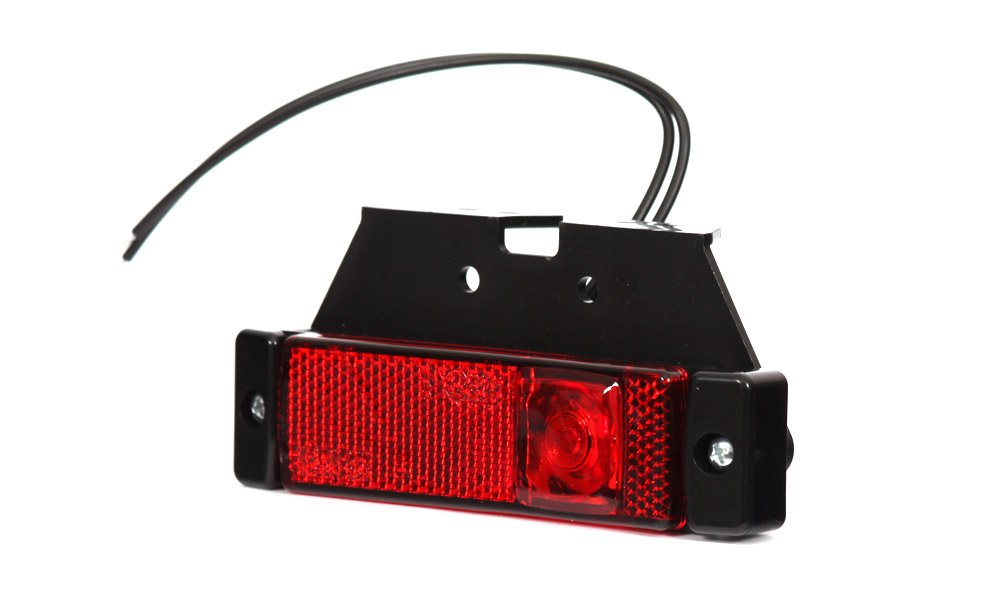 LED žibintas, raudonas – W45 221, 12/24V