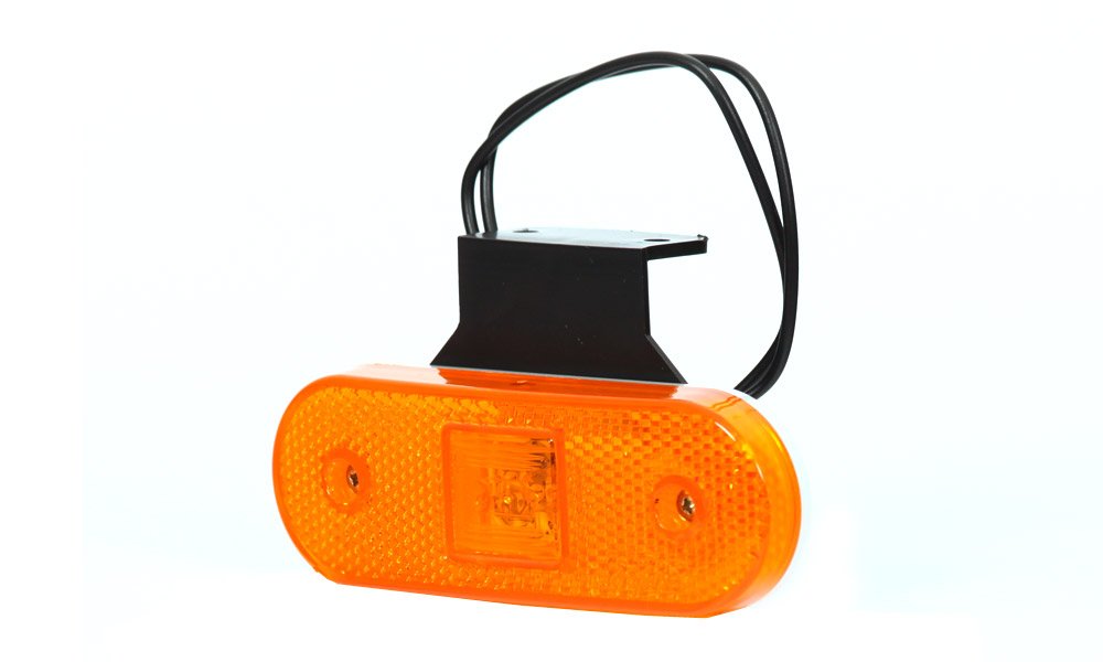 LED žibintas, geltonas – W47 229z, 12/24V