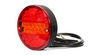 LED žibintas – W19 apvalus, 12/24V