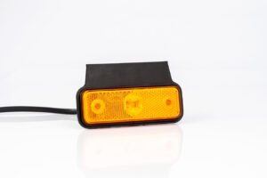 LED žibintas, su laikikliu, geltonas – FT4, 24/12V