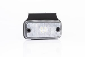 LED žibintas, su laikikliu, baltas – FT19, 12/24V