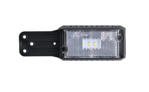 LED žibintas, su guminiu laikikliu, baltas