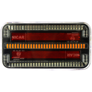 LED žibintas su bėgančiu posūkiu