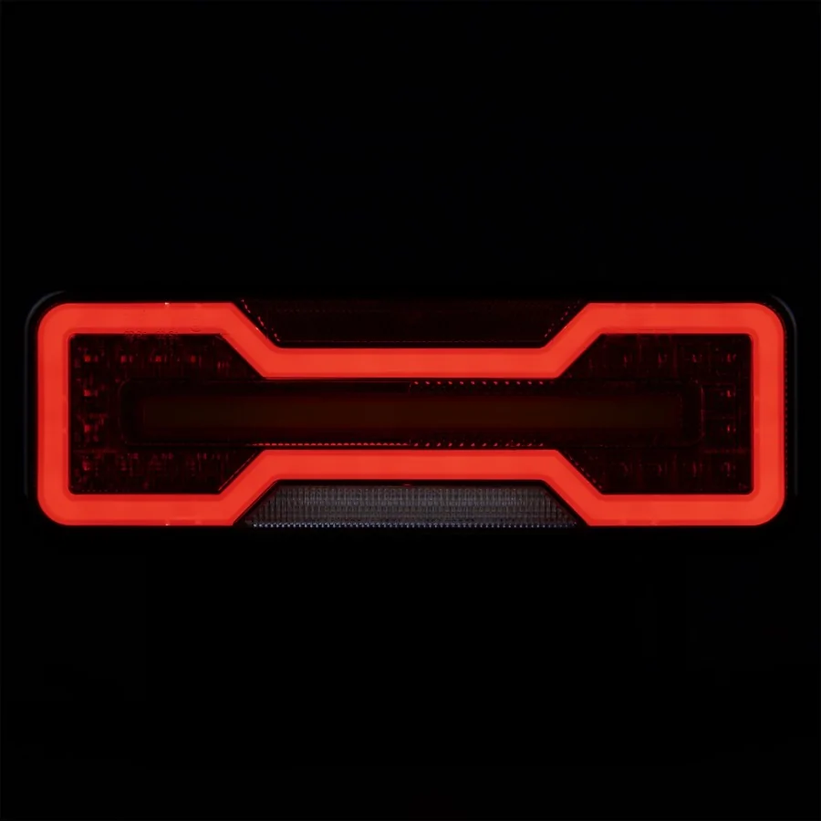 LED žibintas, 1872 bėgantis posūkis, DEŠINĖ pusė – NEON, 12/24V - Image 2