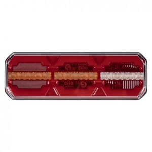 LED žibintas, bėgantis posūkis, 5 funkcijų – L1914 L+R, 12/24V