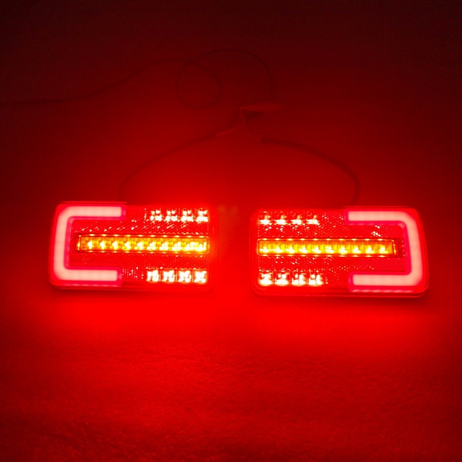 LED žibintas, galinis 3 funkcijų bėgantis posūkis – NEON 2301, 12/24V - Image 3