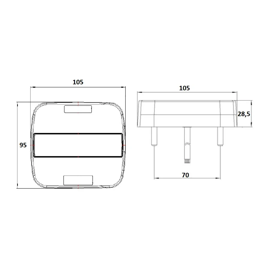 LED žibintas – 1817, galinis, 12/24V - Image 3