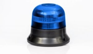 LED švyturėlis 12/24V su magnetu, prisukamas. PICO LED. MĖLYNAS