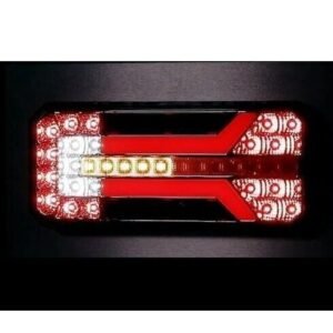 Alternative view of LED žibintas, bėgantis posūkis, 5 funkcijų, kairė pusė – 12555L, 12/24V