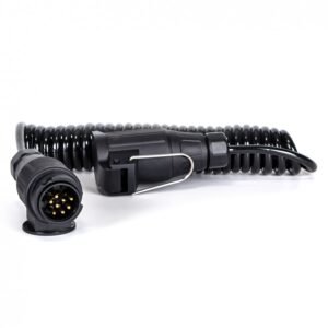 Priekabos kabelio prailgintojas 13 polių su kištuku ir lizdu 1,5 m 8 gyslų