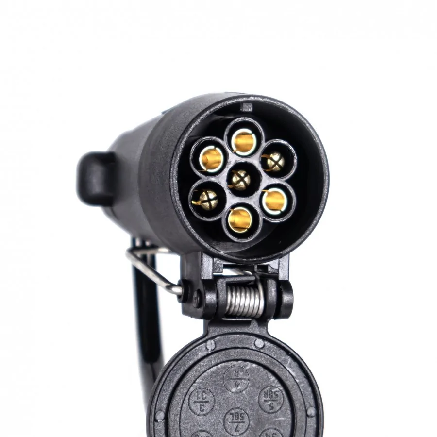 Priekabos kabelio prailgintojas 7 polių su kištuku ir lizdu 1,5 m - Image 2