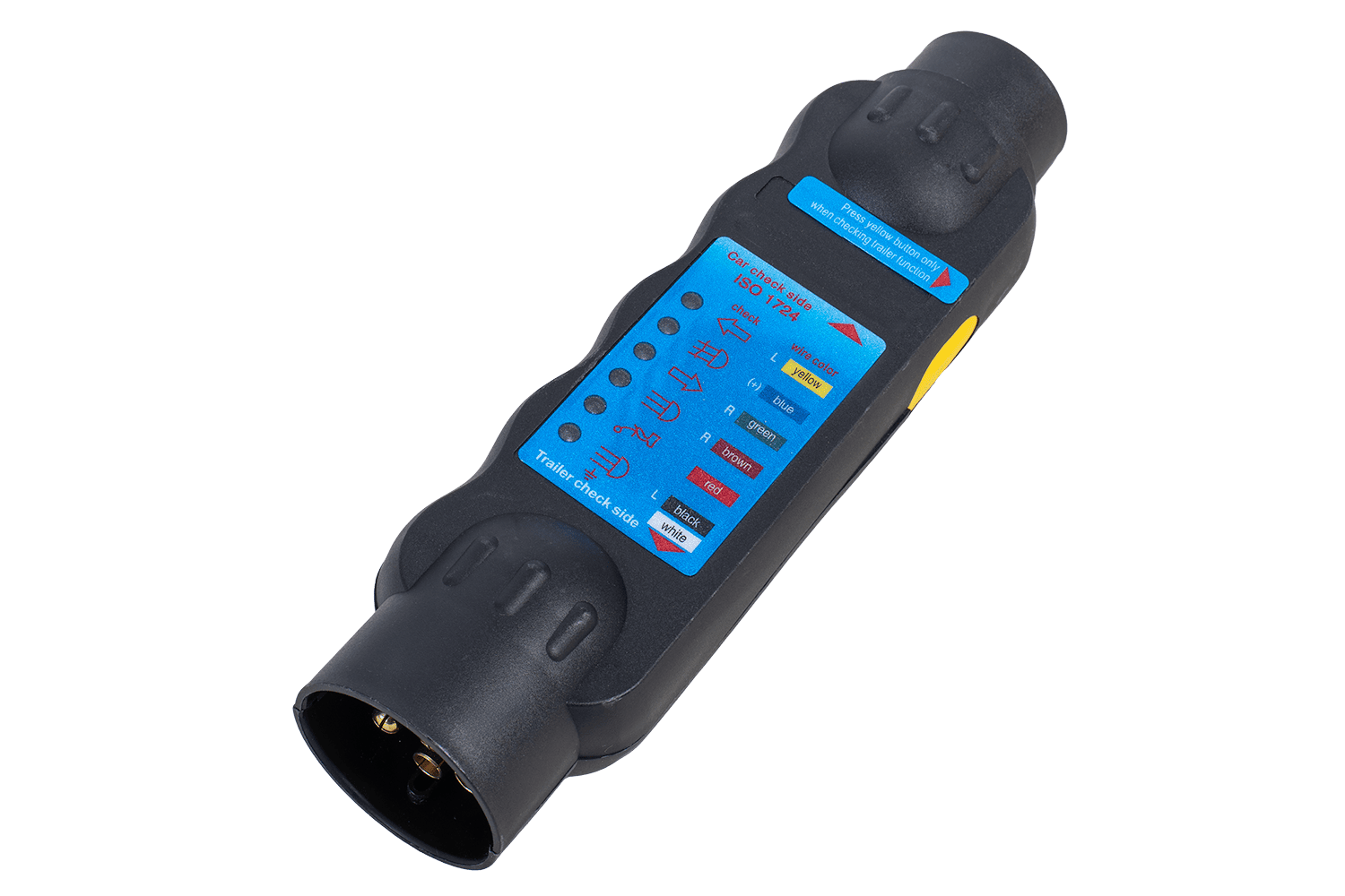 Priekabos lizdo testeris 12V 7 kontaktų