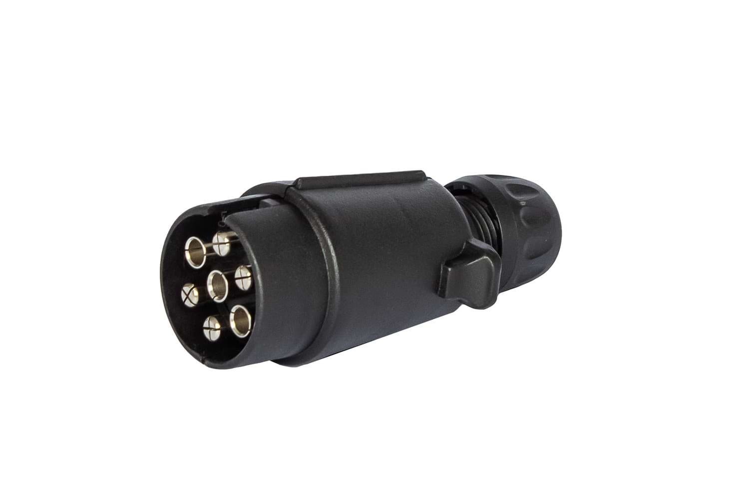 Priekabos kištukas 12 V, 7PIN, plastikinis, jung. laido antgaliais, ASPOCK - Image 4