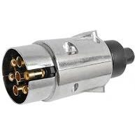 Metalinis priekabos kištukas 12V P