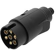 Plastikinis priekabos kištukas 12 V