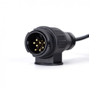 Alternative view of Priekabos kabelio prailgintojas 13 polių su kištuku ir lizdu 3 m 8 gyslų