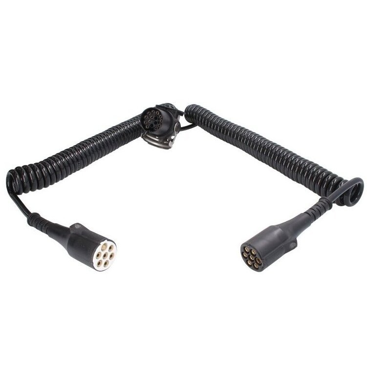 Priekabos elektrokabelis su jungtim ADR plast. 15pol/2x7pol.