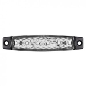 LED Žibintas, 6 led. 12/24V, baltas