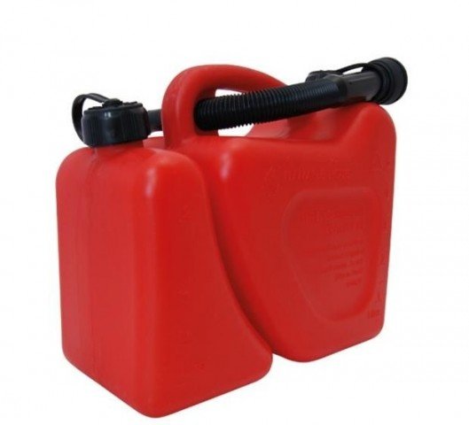 Plastikinis kanistras, 2 talpų 5L+2L